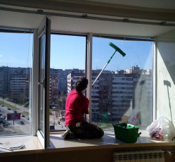Мытье окон в однокомнатной квартире Муравленко